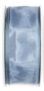 taffeta ribbon wired edge, dark blue